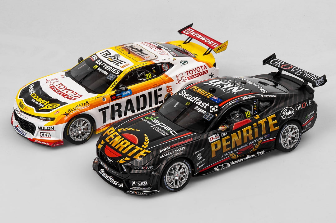 New Model Releases: 1:18 Scale 2024 Payne Race Winning Mustang + Reynolds Season Camaro!