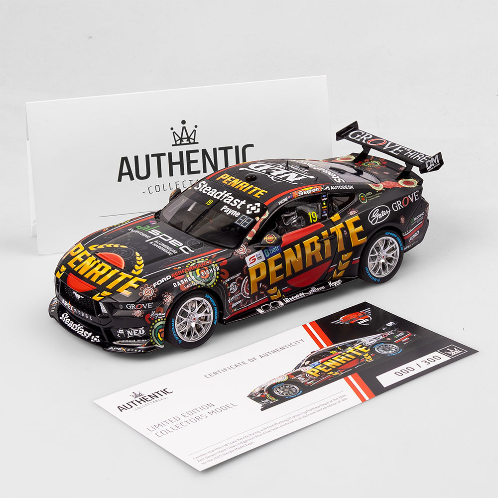 1:18 Penrite Racing #19 Ford Mustang GT - 2024 Betr Darwin Triple Crown Indigenous Livery - Expo Exclusive