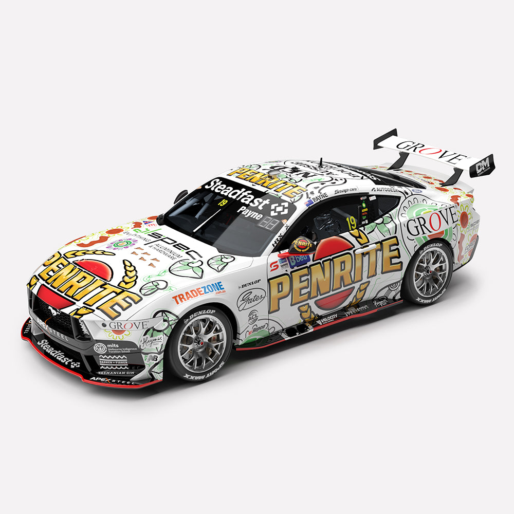 1:18 Penrite Racing #19 Ford Mustang GT - 2025 Darwin Triple Crown Indigenous Round