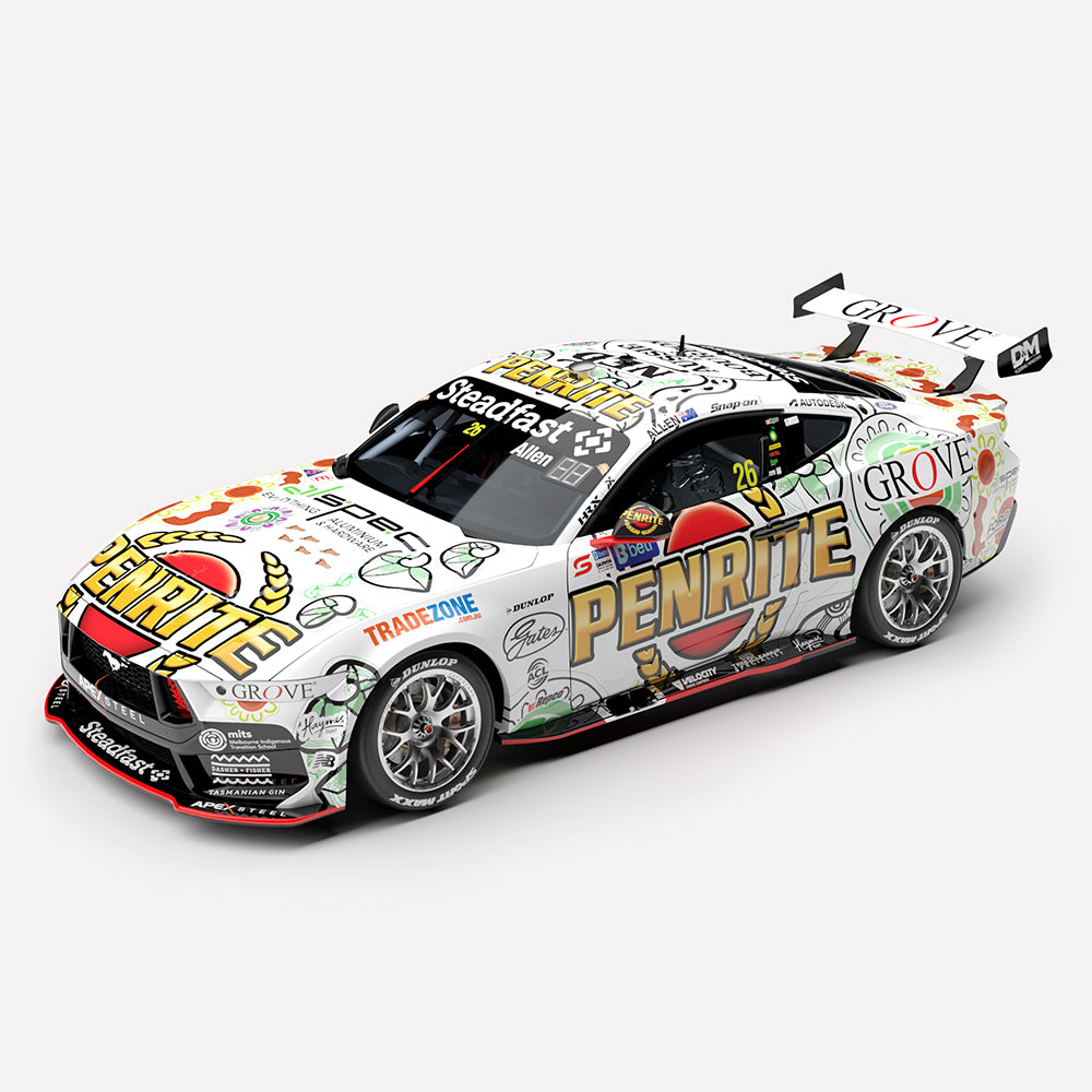 1:18 Penrite Racing #26 Ford Mustang GT - 2025 Darwin Triple Crown Indigenous Round