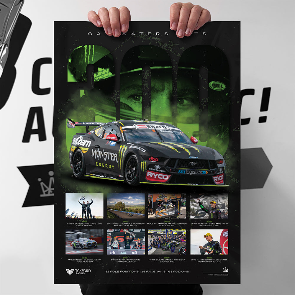 Tickford Racing - Cam Waters 300 Races Limited Edition Print