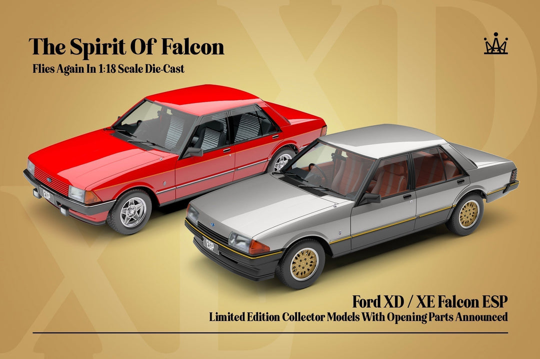 Ford Falcon XD + XE ESPs Announced In 1:18 Scale Die-Cast