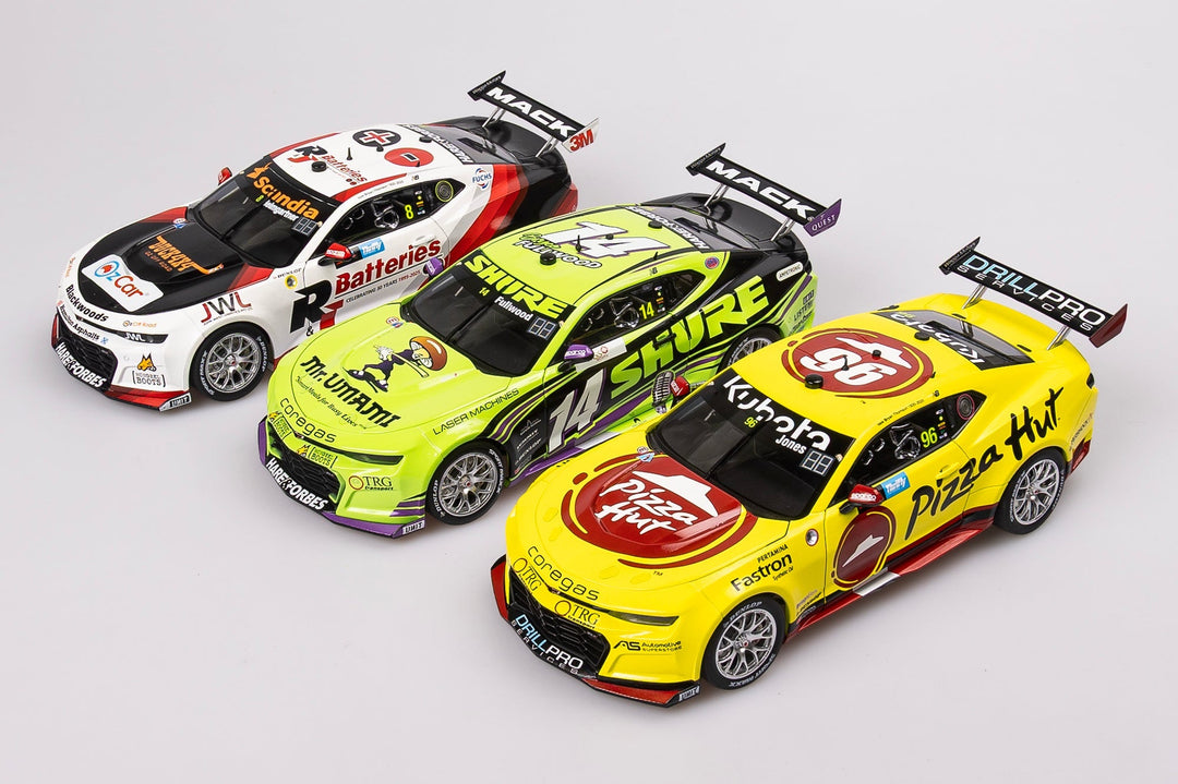 Three 2025 Brad Jones Racing Camaro Supercars Land In 1:18 Scale