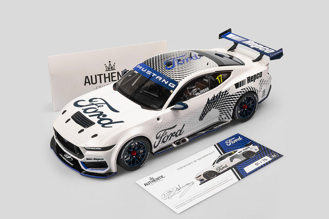 A Landmark #17 Mustang Arrives in 1:12 Scale – Limited to Just 76 Pieces, Signed by Dick Johnson