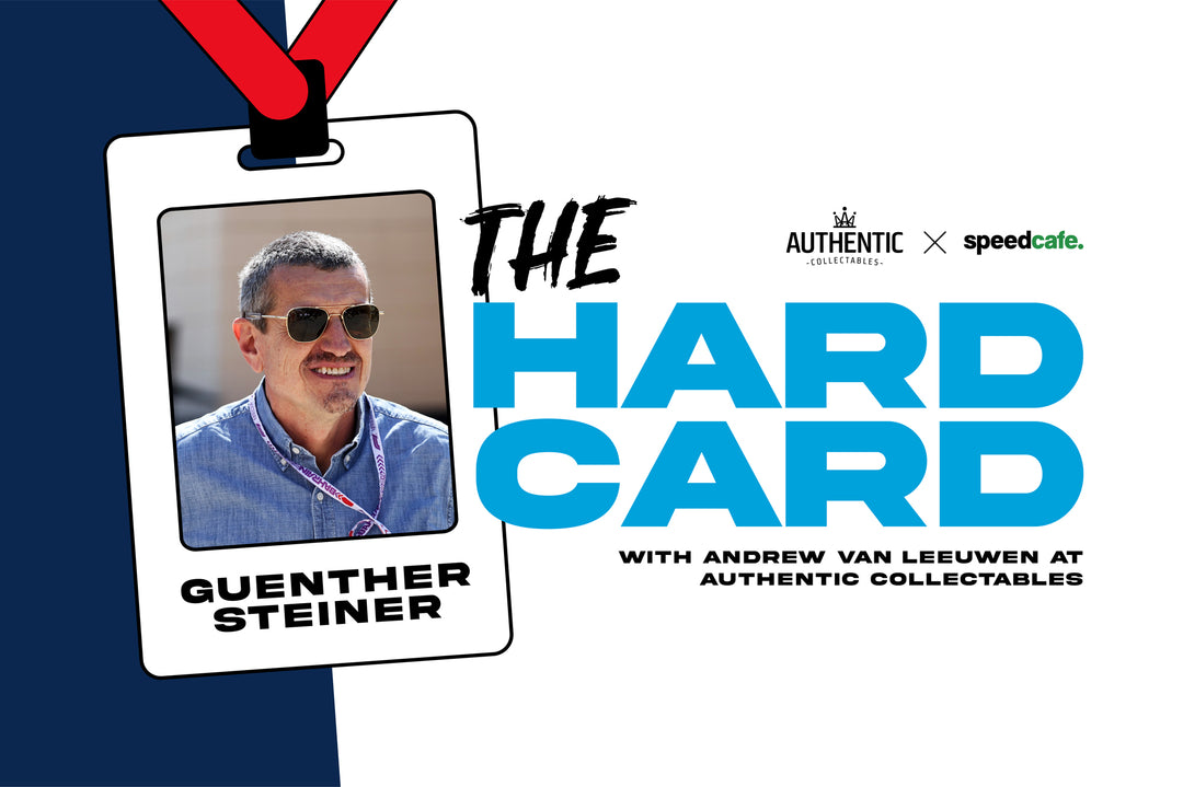 Episode 4 of The Hard Card at Authentic Collectables - Guenther Steiner