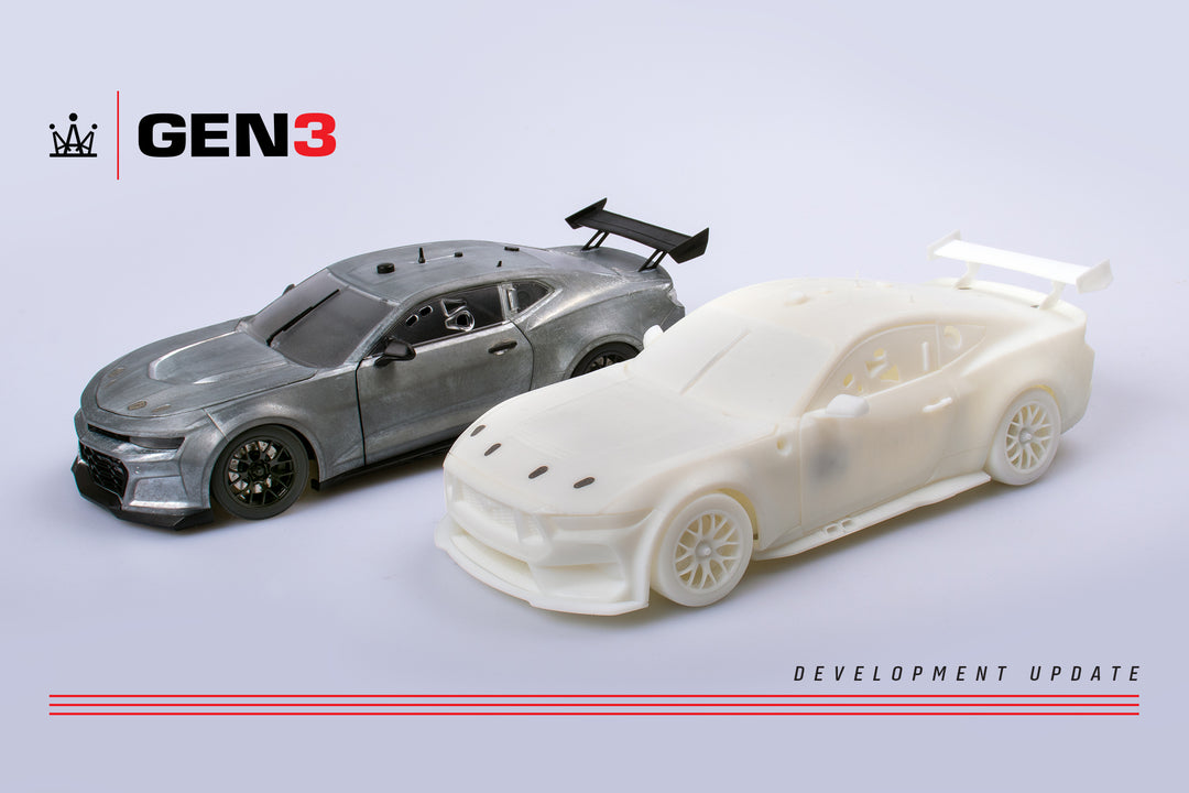 1:18 Scale 2023 Ford Mustang and Chevrolet Camaro Gen3 Supercars Development Update