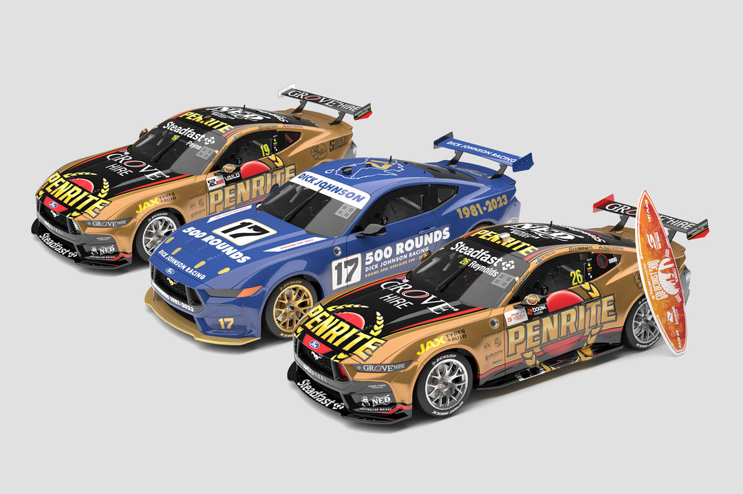 New Model Announcements: DJR 500 Rounds Celebration Livery + 2023 Penrite Racing Winning Mustangs