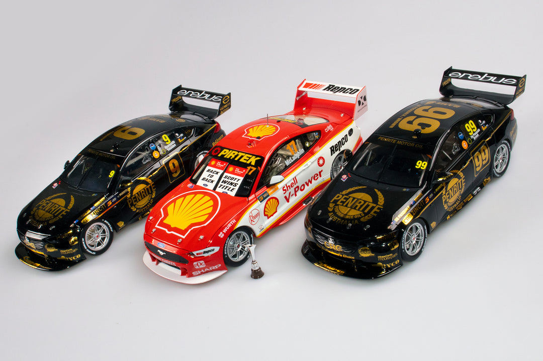 Now In Stock: 1:18 Scale 2019 Championship Winner + Erebus Sandown 500 Retro Round Models