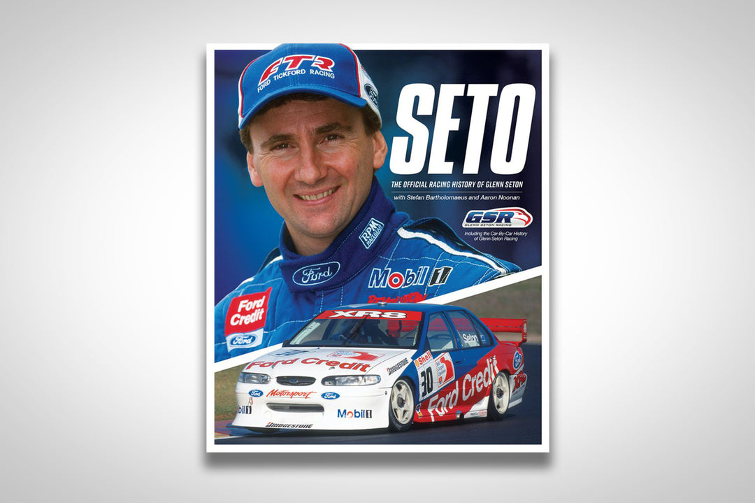Pre-Order Alert: SETO: The Official Racing History of Glenn Seton Hardcover Book