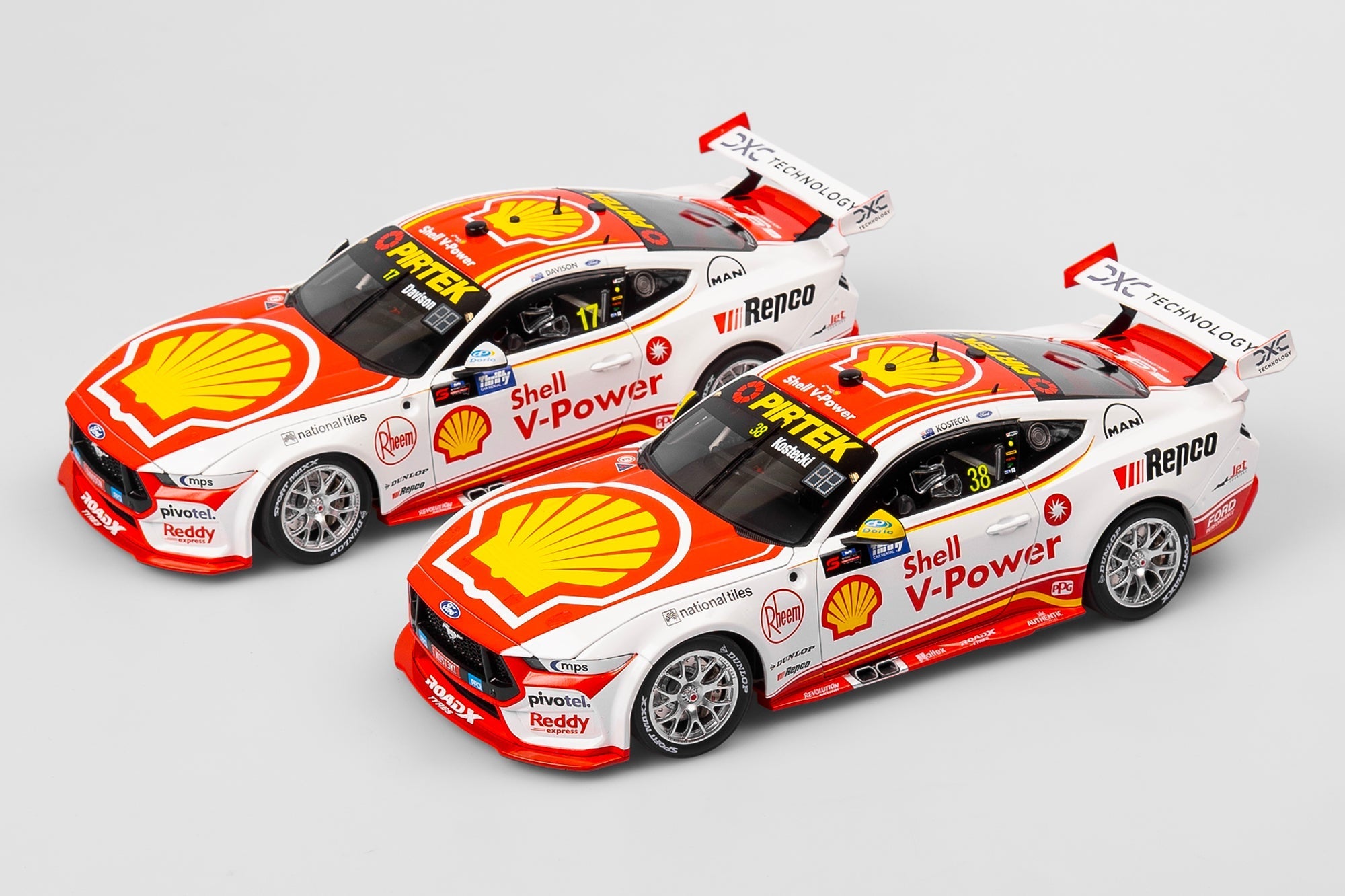 1:18 Scale Shell V-Power Racing Team 2025 Season Mustangs Have Landed ...