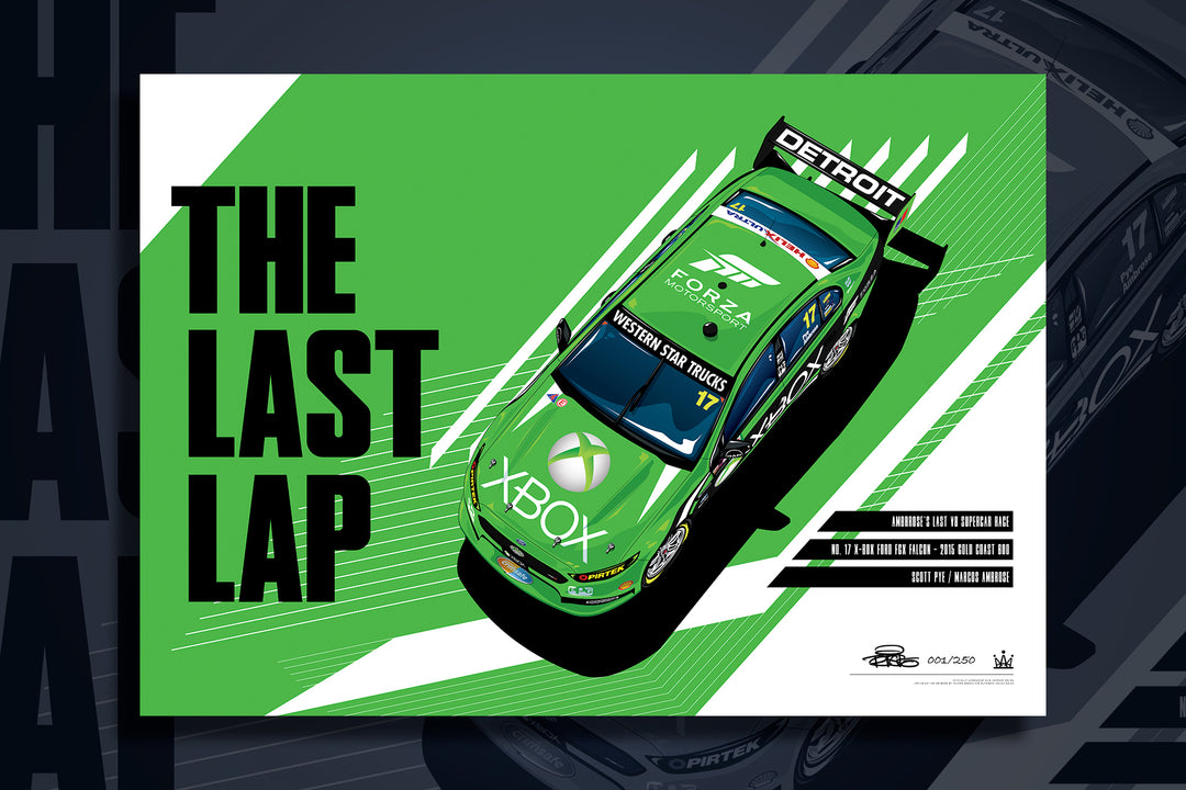 Pre-Order Alert: The Last Lap Limited Edition Illustrated Print Artwork