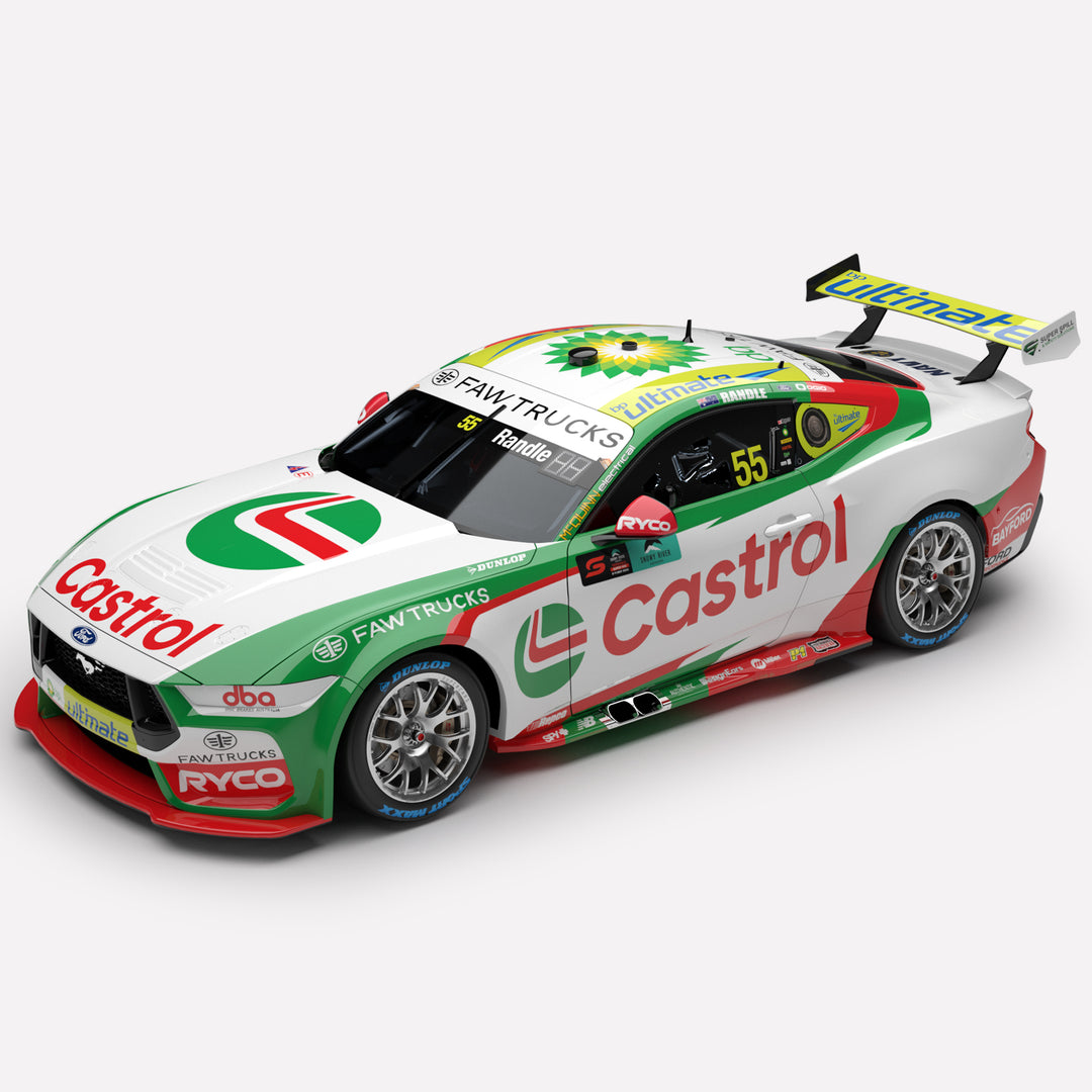 1:43 Tickford Racing #55 Ford Mustang GT 2025 Snowy River Caravans Tasmania Super 440 Race 11 Podium Driver: Thomas Randle