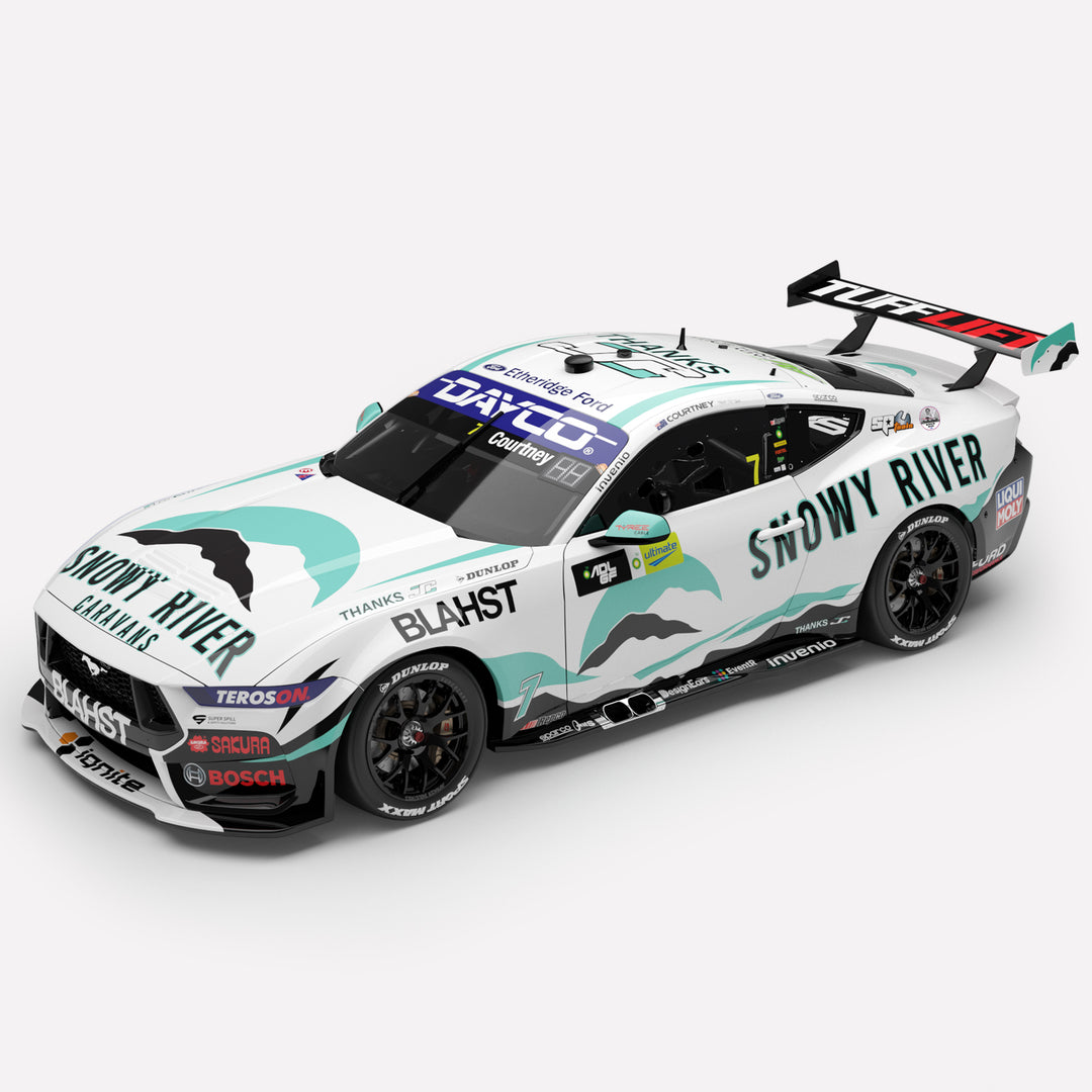1:43 Snowy River Racing #7 Ford Mustang GT 2025 BP Adelaide Grand Final Thanks JC Livery Driver: James Courtney