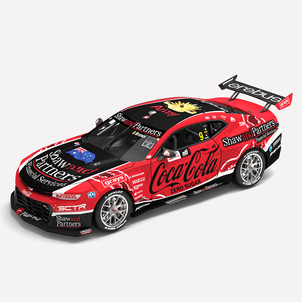 1:43 Coca-Cola Racing By Erebus #9 Chevrolet Camaro ZL1 - 2023 Townsville 500 Race 16 Winner
