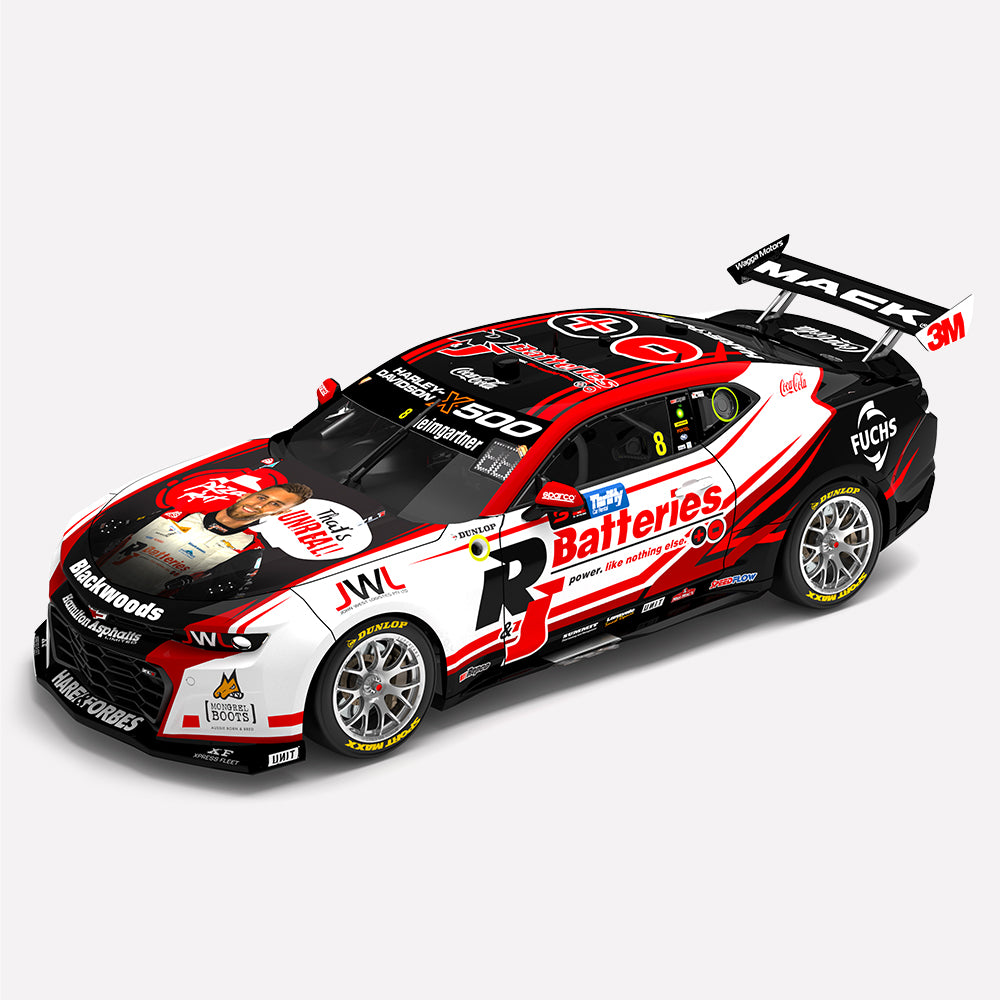 1:43 Brad Jones Racing R&J Batteries #8 Chevrolet Camaro ZL1 - 2024 Supercars Championship Season