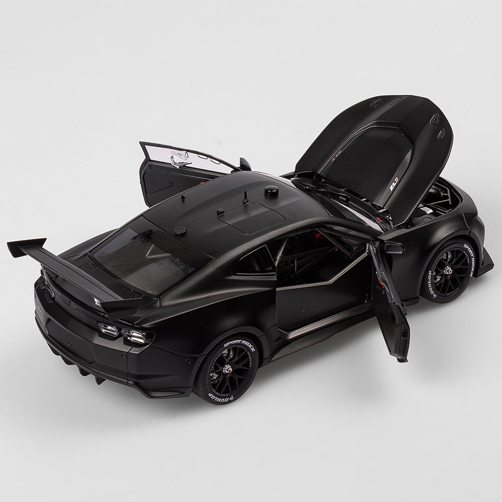 1:18 Plain Body Chevrolet Camaro ZL1 Gen3 Supercar - Matte Black