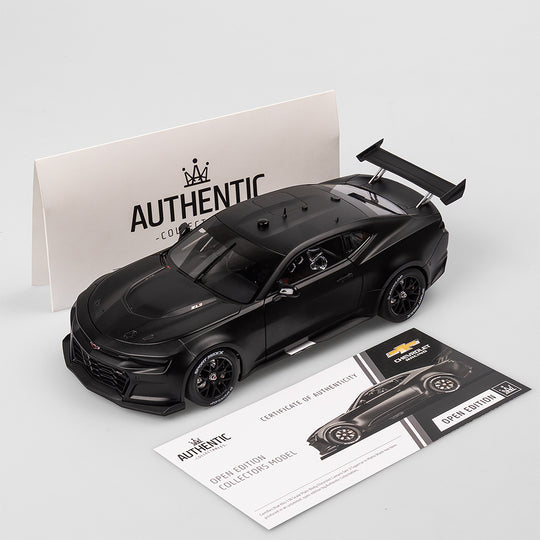 1:18 Plain Body Chevrolet Camaro ZL1 Gen3 Supercar - Matte Black