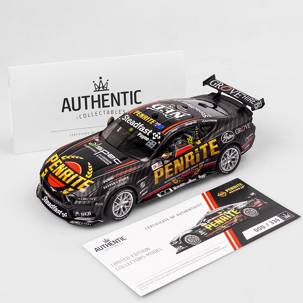 1:18 Penrite Racing #19 Ford Mustang GT - 2024 NTI Townsville 500 Race 14 Winner