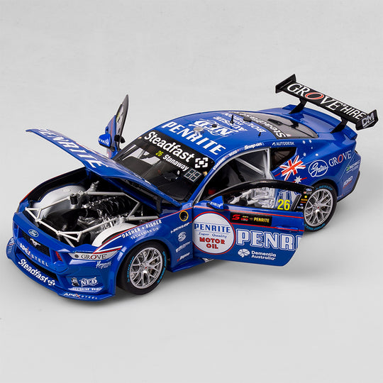 1:18 Penrite Racing #26 Ford Mustang GT - 2024 Penrite Oil Sandown 500 Retro Livery