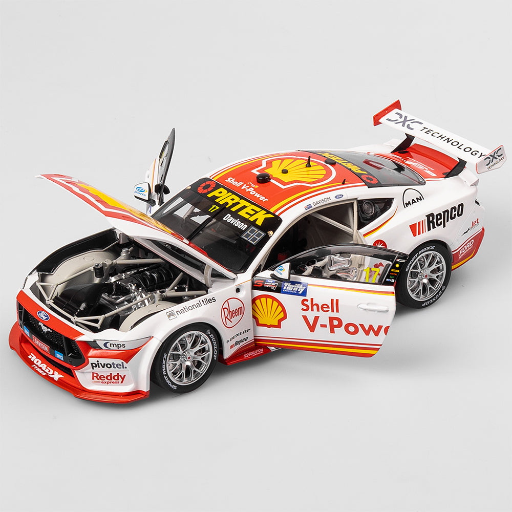 Sports Cars Racing Shell 2025 1:18 Shell V-Power Racing Team #17 Ford Mustang GT - 2025 Supercars Ch ...