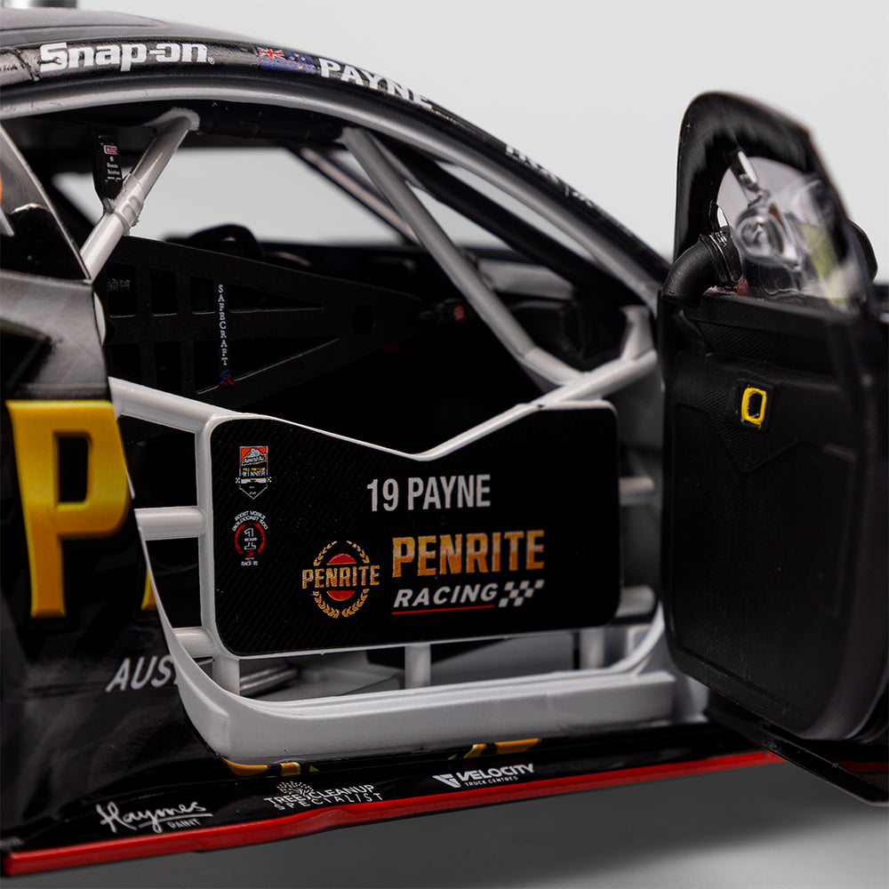 1:18 Penrite Racing ANZAC Appeal #19 Ford Mustang GT - 2025 ITM Taupo Super 440 Jason Richards Trophy Winner