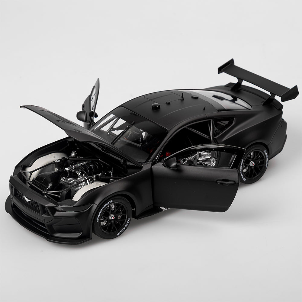 1:18 Plain Body Ford Mustang GT Gen3 Supercar - Matte Black