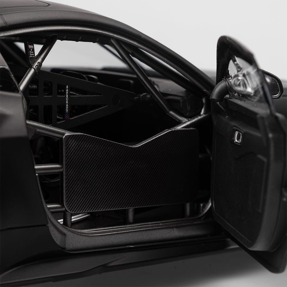 1:18 Plain Body Ford Mustang GT Gen3 Supercar - Matte Black