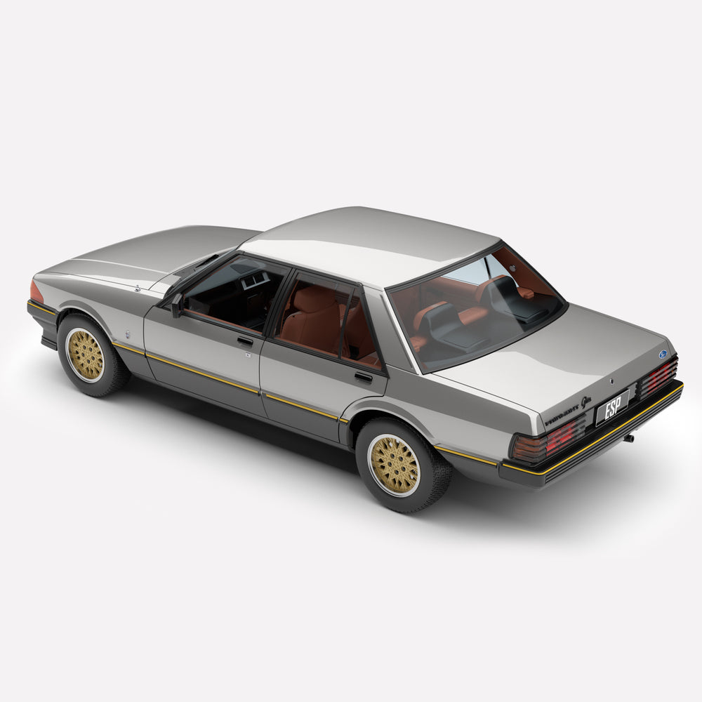 1:18 Ford XE Falcon ESP - Silver Grey over Charcoal