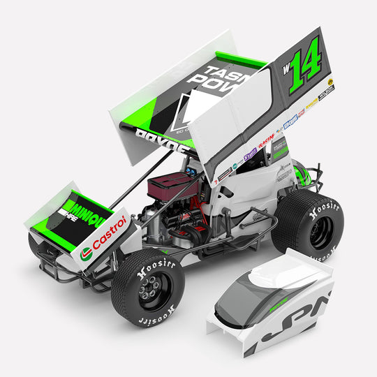 1:18 Jason Pryde Motorsport #W14 Sprintcar - 2022/2023 Season