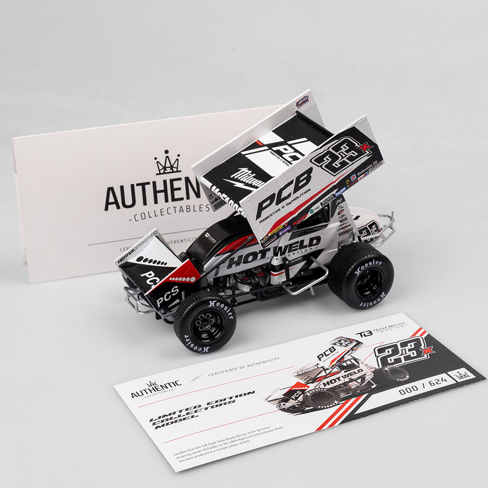 1:18 Team Brady Racing #23X Sprintcar - 2024 High Limit International: Perth
