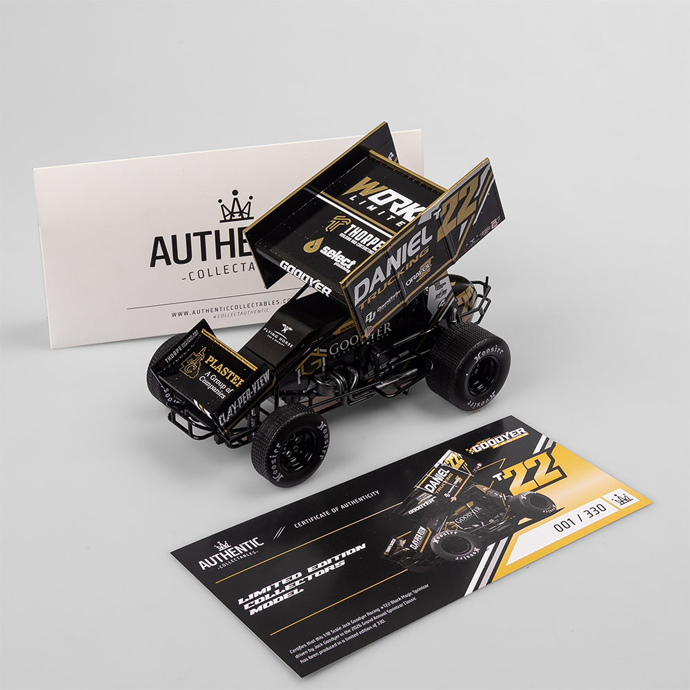 1:18 Jock Goodyer Racing #T22 Black Magic Sprintcar - 2026 Grand Annual Sprintcar Classic
