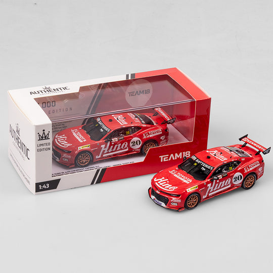 1:43 Team 18 #20 Chevrolet Camaro ZL1 - 2023 Gold Coast 500 Hino Team Samurai Retro Livery