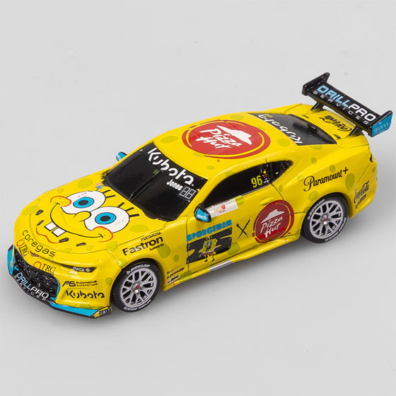 1:64 Brad Jones Racing Pizza Hut #96 SpongeBob SquarePants Chevrolet Camaro ZL1 - 2024 Melbourne SuperSprint (AGP)