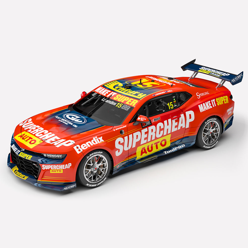 1:18 Supercheap Auto Racing #15 Chevrolet Camaro ZL1 - 2026 Repco Bathurst 1000 Wildcard