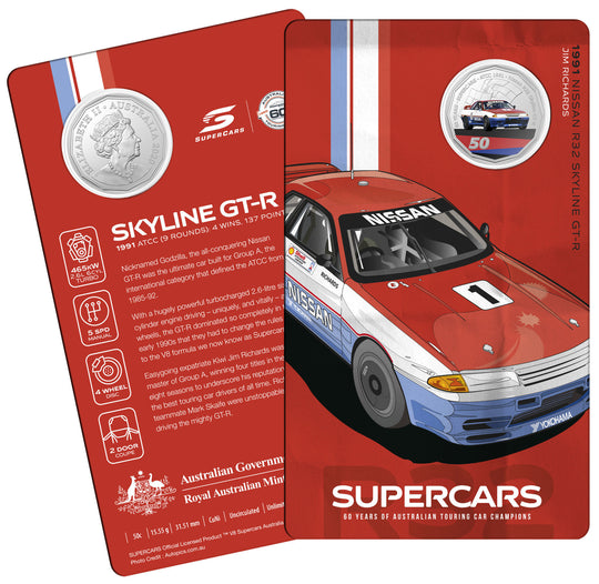 Royal Australian Mint 60 Years of Supercars Nine Coin Collectors Presentation Set