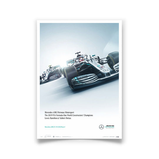 Mercedes-AMG Petronas Motorsport - 2019 F1 World Constructors Champions - Limited Edition Print