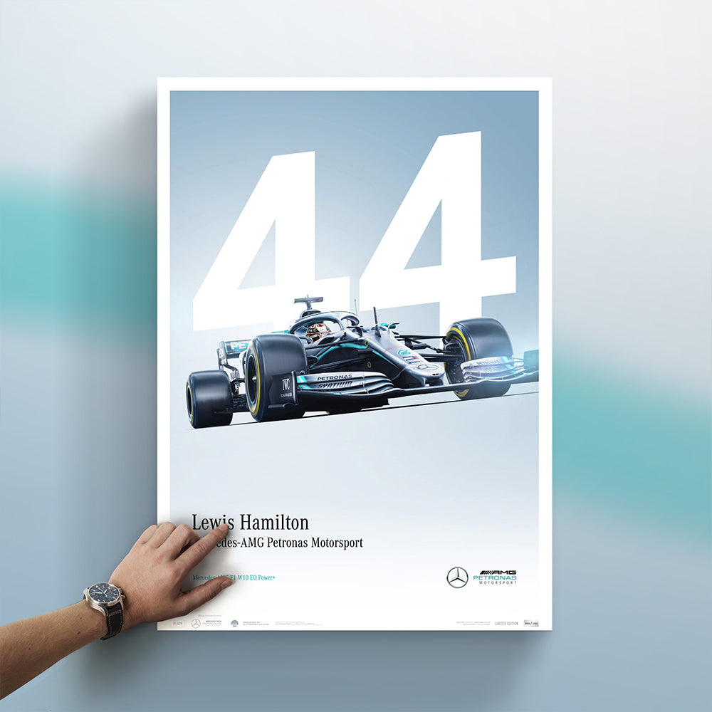 Mercedes-AMG Petronas Motorsport - 2019 Lewis Hamilton - Limited Edition Print