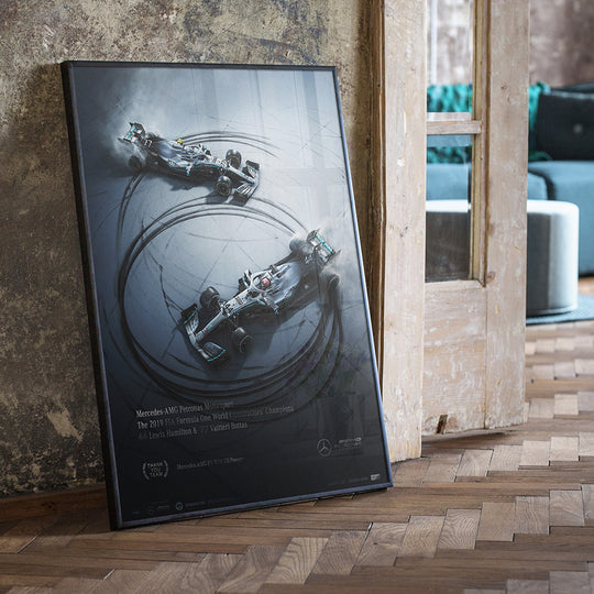 Mercedes-AMG Petronas Motorsport - Donuts  - 2019 F1 World Constructors Champions Collector's Edition Print