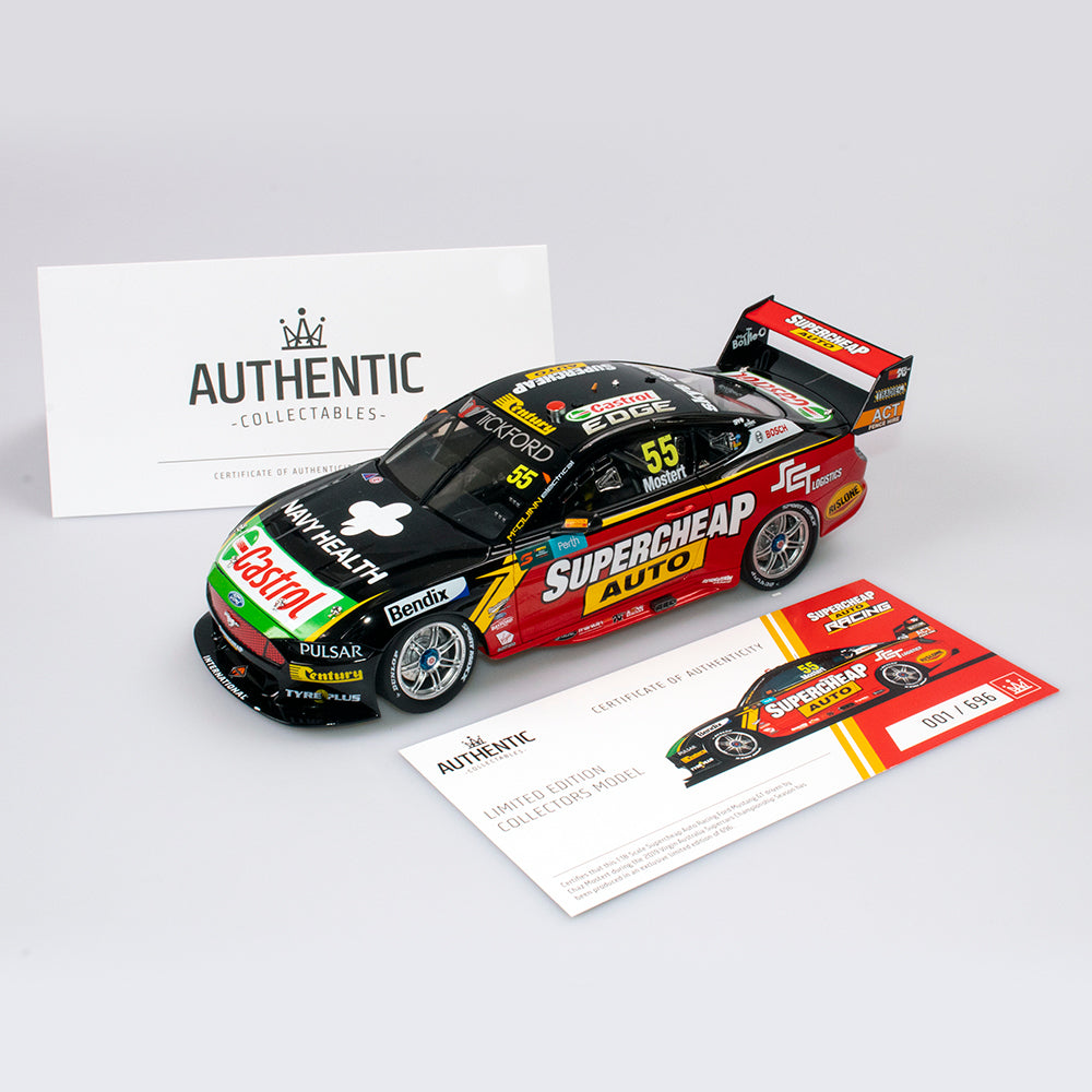 1:18 Supercheap Auto Racing #55 Ford Mustang GT Supercar - 2019 Championship Season