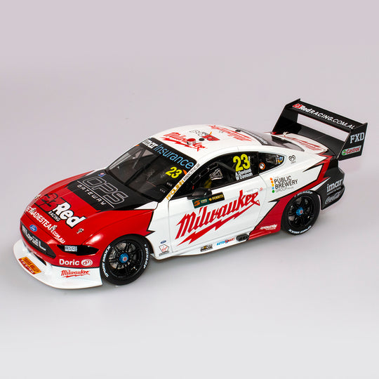 1:18 Milwaukee Racing #23 Ford Mustang GT Supercar - 2019 Sandown 500 Retro Round