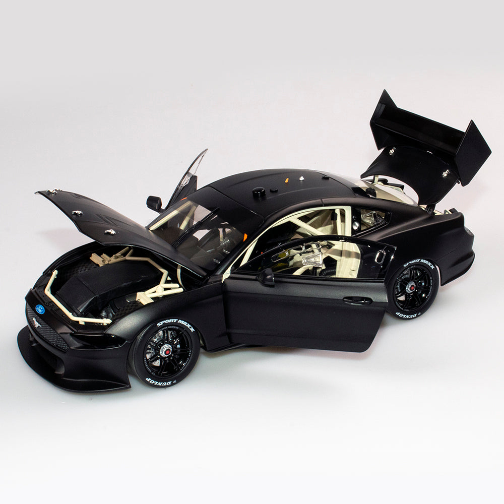 1:18 Ford Mustang GT Supercar - Matte Black Plain Body Edition