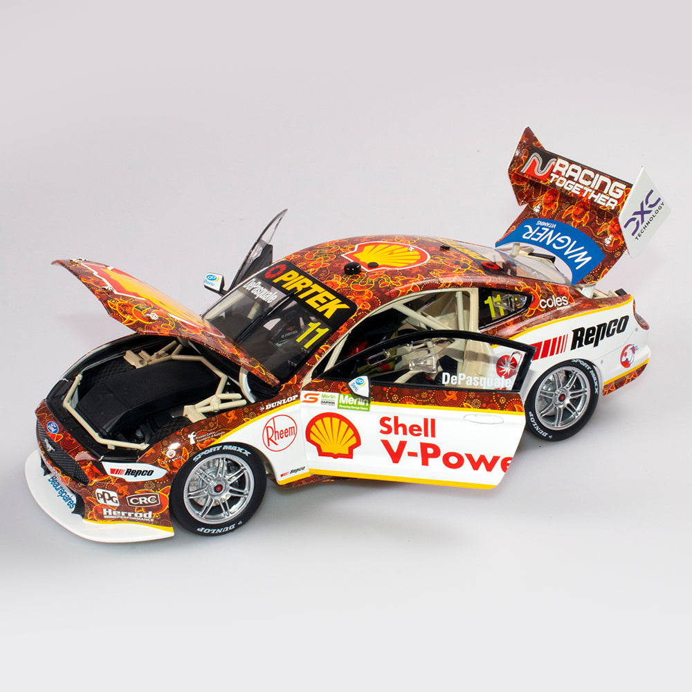 1:18 Shell V-Power Racing Team #11 Ford Mustang GT - 2021 Merlin Darwin Triple Crown Indigenous Livery