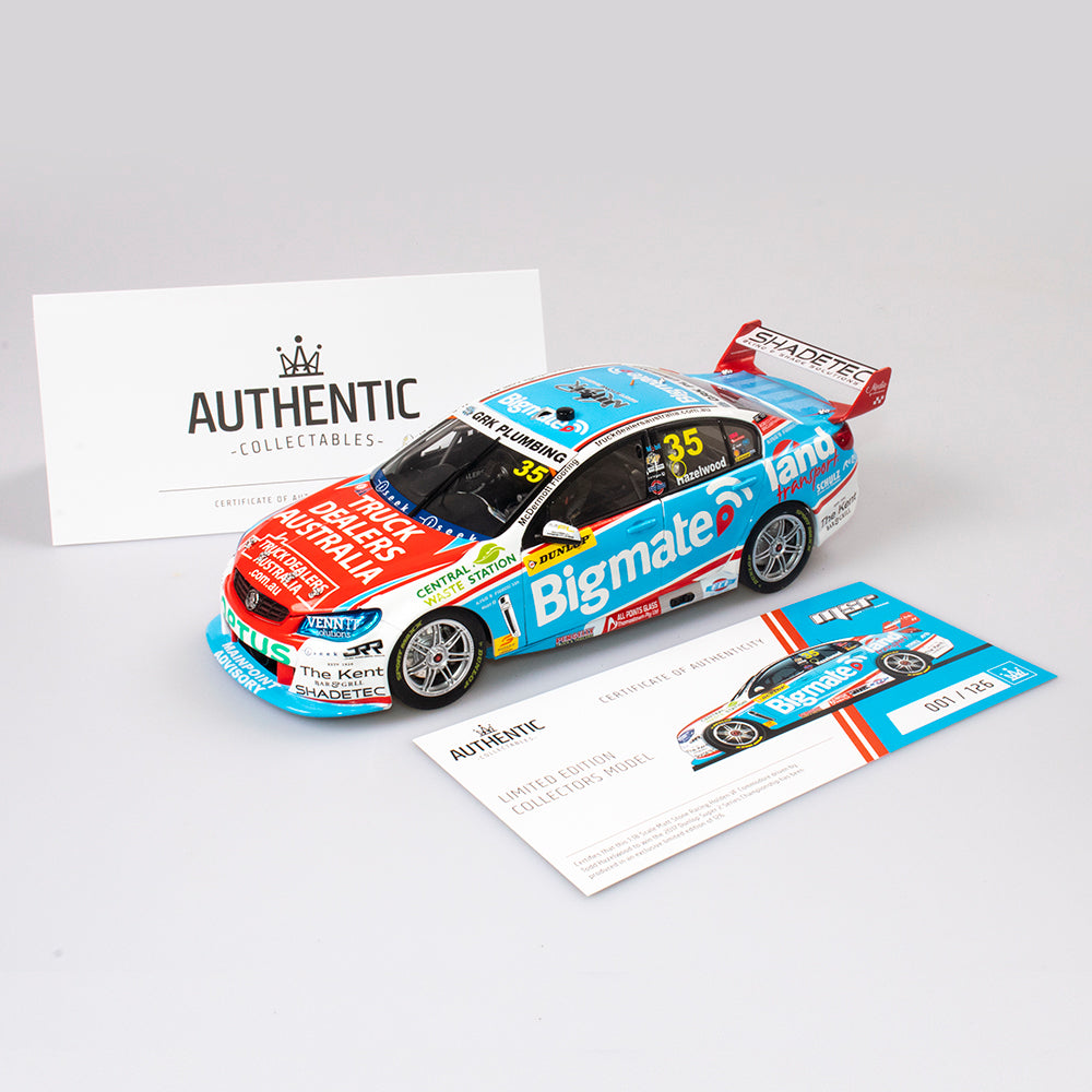 1:18 Matt Stone Racing #35 Holden VF Commodore Supercar 2017 Dunlop Super2 Series Champion