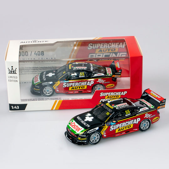 1:43 Supercheap Auto Racing #55 Ford Mustang GT Supercar - 2019 Championship Season