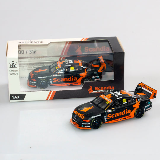 1:43 Scandia Racing #66 Ford Mustang GT Supercar - 2019 Championship Season