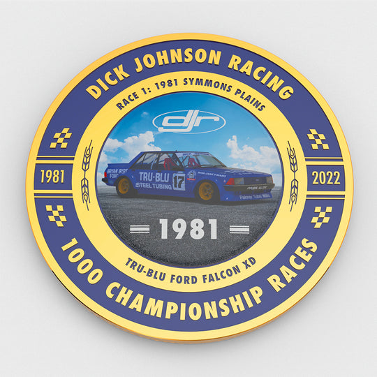 Dick Johnson Racing 1000 Championship Races Collector Medallion