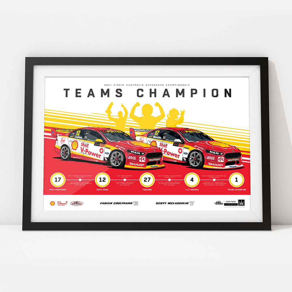 Shell V-Power Racing 2017 Teams Champion Print