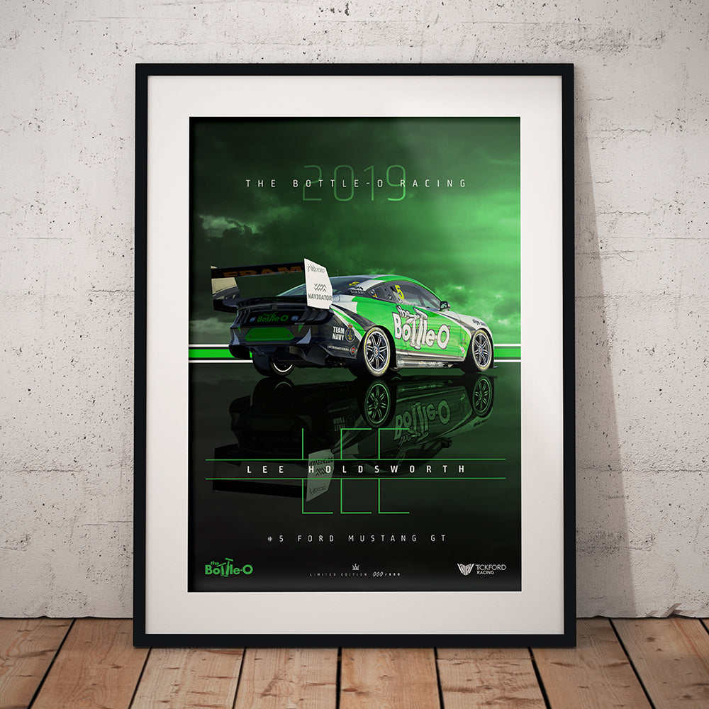 2019 The Bottle-O Racing #5 Ford Mustang Lee Holdsworth Print