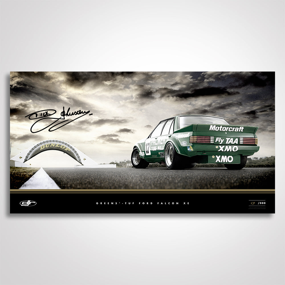 Dick Johnson Racing - Greens'-Tuf Ford Falcon XE Signed Limited Edition Archive Print 2/5