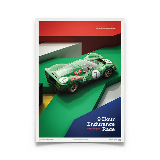 Ferrari 412P Kyalami 1967 Print